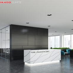 Alternative view of CALACATTA GREY P2208 | Mikado Quartz
