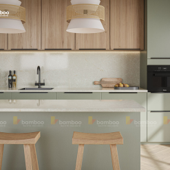 C5310 Brillianza đá bàn bếp ứng dụng caslaquartz bamboostone